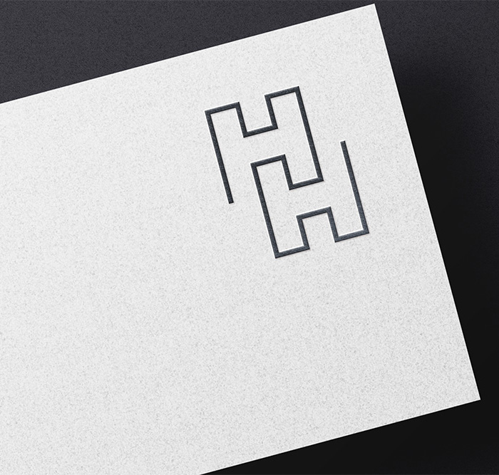 personal logotype paper incrustation